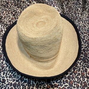 Jaden Rael Handmade in Madagscar 100% Raffia Straw Hat